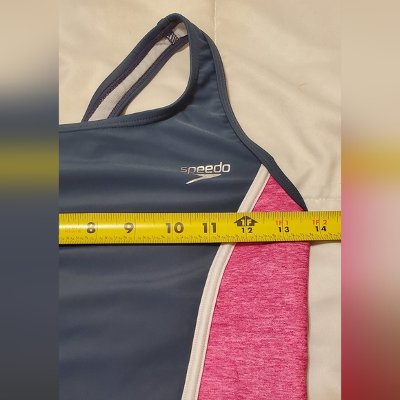 Speedo Girl’s Colorblock Swimsuit. Size 16 - Picture 9 of 9